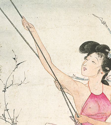 大洼-胡也佛的仕女画和最知名的金瓶梅秘戏图